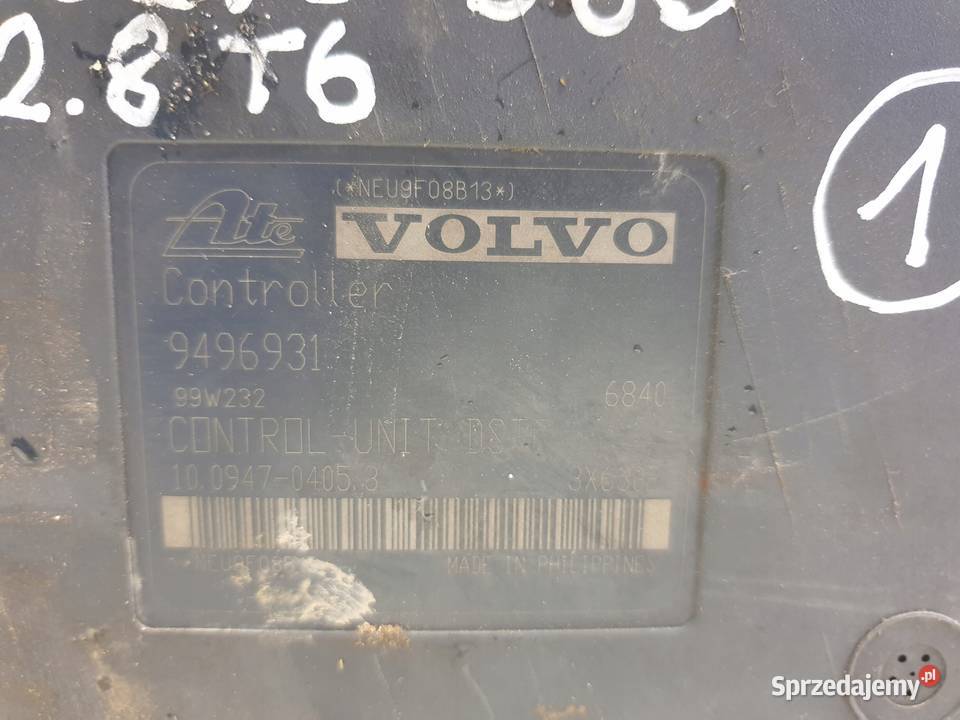 Volvo S80 I POMPA HAMULCOWA ABS 9496931 9496930