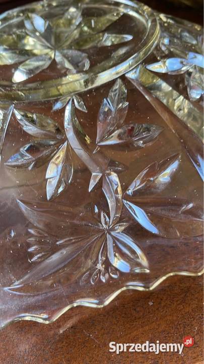 Misa Patera owocarka Szkło kryształowe pomorskie Gdańsk