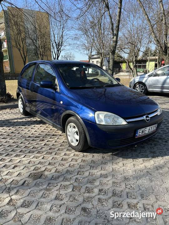 OPEL CORSA C 10 benzyna 2003 klimatyzacja Zgierz sprzedam