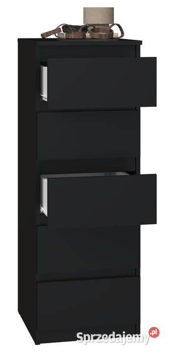 Komoda Malwa W5 CZARNY