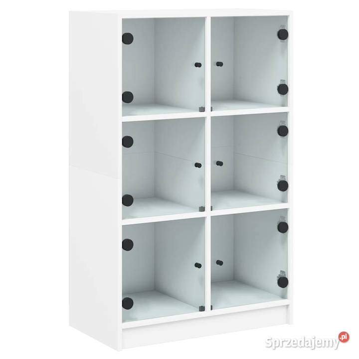 Szafka z drzwiczkami biała 68x37x109 WM3295850 Warszawa