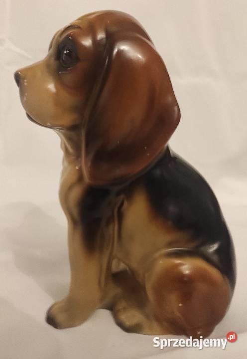 figurka psa rasy Beagle w stylu vintage Brinns Pabianice sprzedam