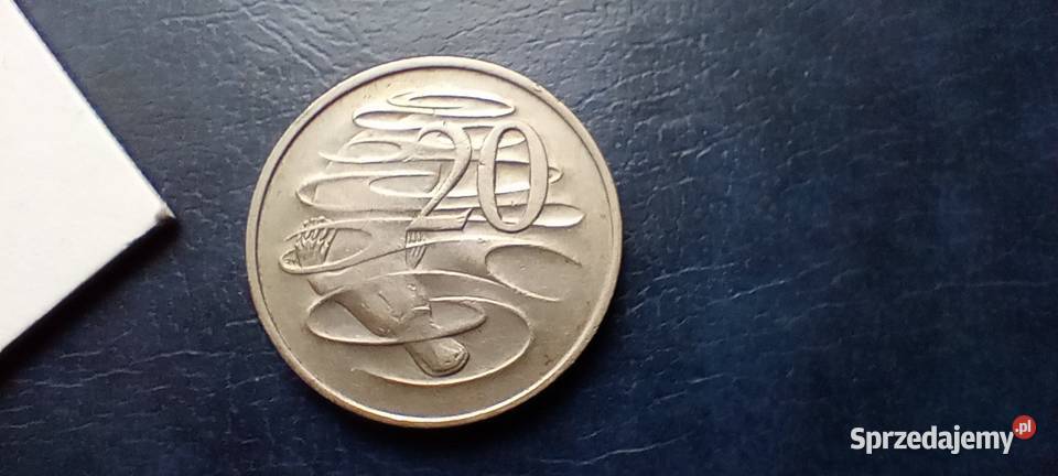 Stare monety 20 cent 1966 Australia podkarpackie Lesko
