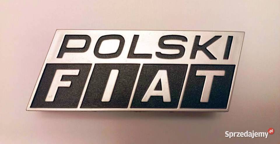 Emblemat znaczek POLSKI FIAT 126P i poradnik mazowieckie