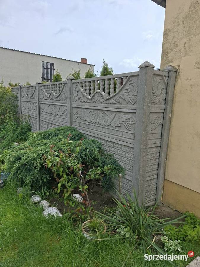 Płot betonowy Słupca