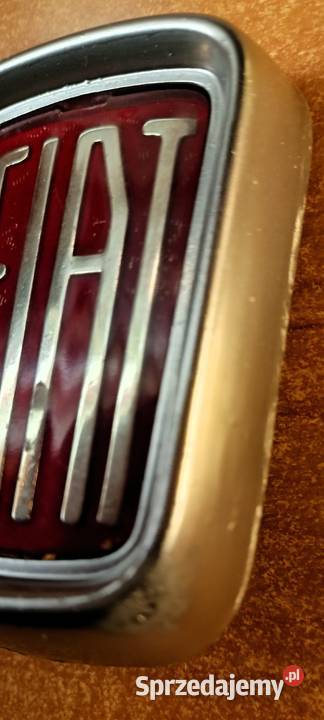 Znaczek FIAT Emblemat Plastik Galwanizowany Prl Emblematy Tarnobrzeg