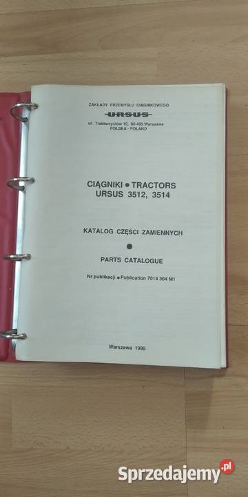 Katalog części zamiennych do ciągnika Ursus Lublin