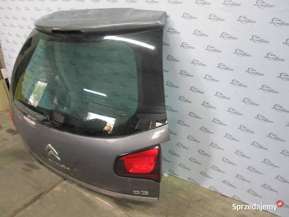 CITROEN C3 II 10r klapa tył osobowe Części samochodowe sprzedam