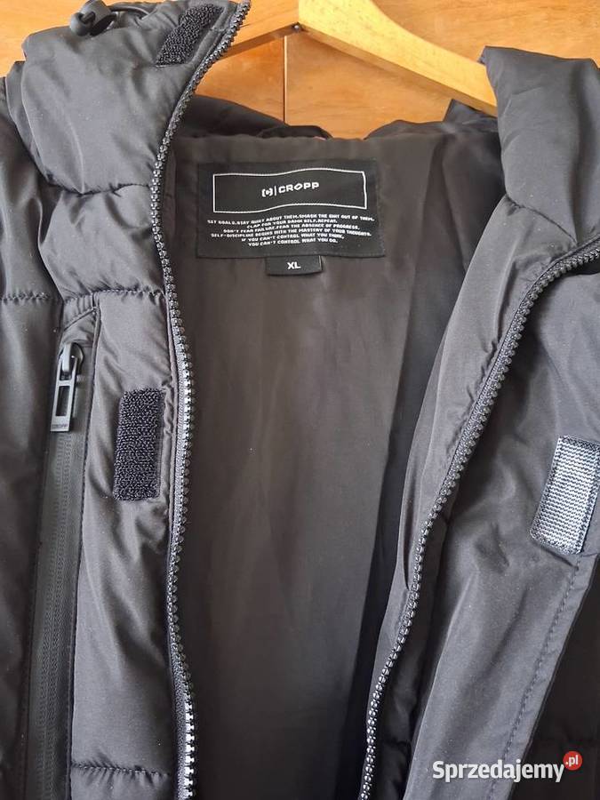 Płaszcz kurtka zimowa męska CROPP XL czarna Warszawa