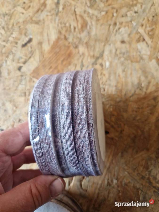 50x KRĄŻKI ŚCIERNE 125 SAMOPRZYLEPNE NA RZEP P40 Głogowa