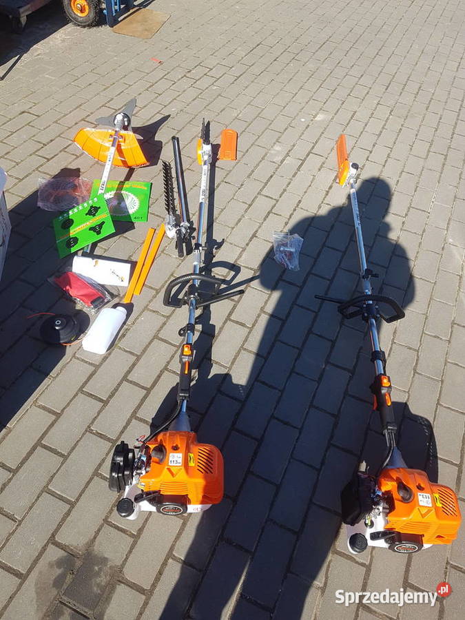 KOSA SPALINOWA 4W1 NOŻYCE DO ŻYWOPŁOTU PIŁA Głogowa