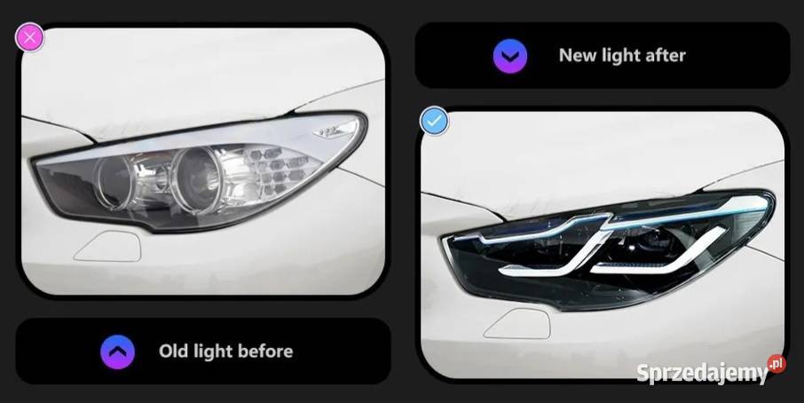 NOWE lampy przednie lampa przód BMW seria 5 GT osobowe