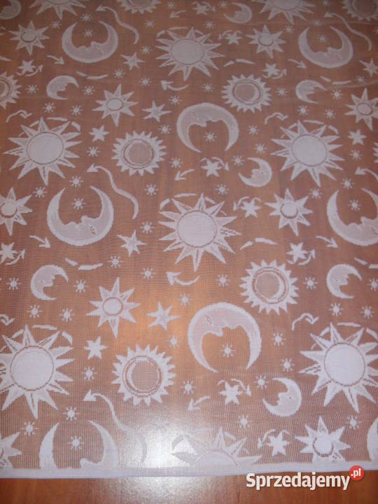 firan długa 250 żakardowa biała Wrocław