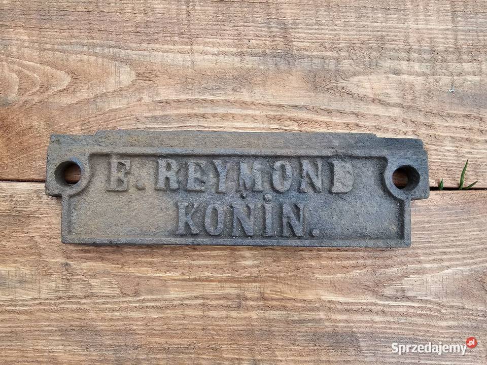Tabliczka E REYMOND KONIN KOŁOTUREK sprzedam