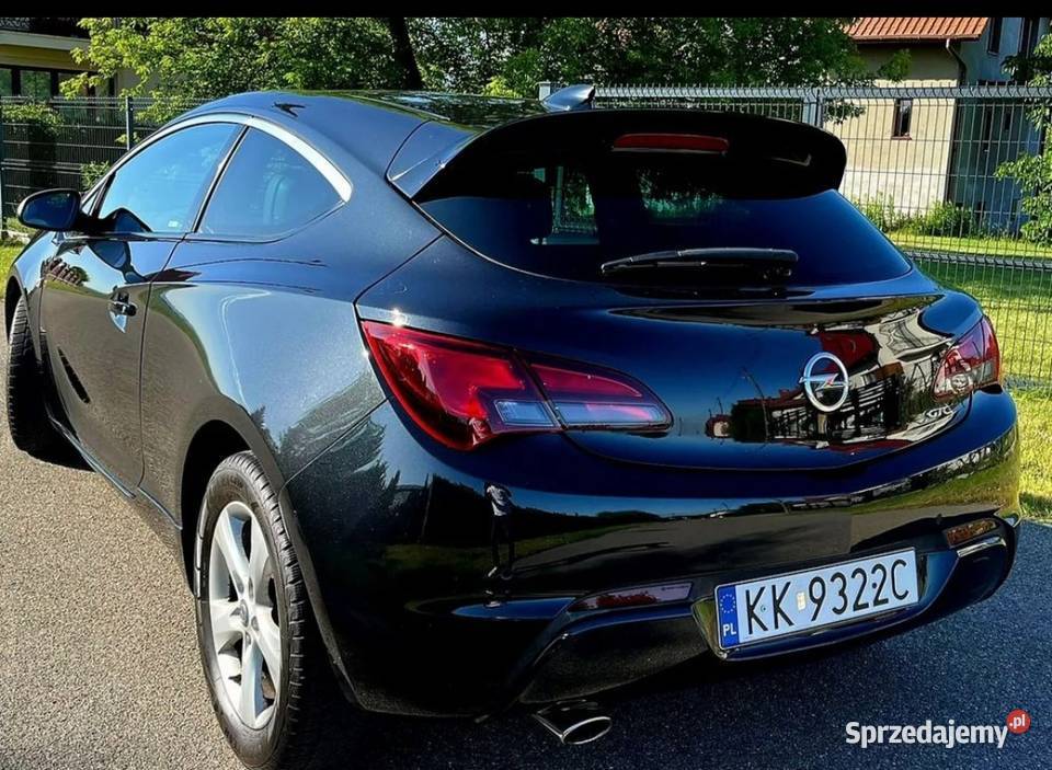 Opel Astra J Coupe IV GTC OPC 14 TURBO Benzyna wspomaganie kierownicy małopolskie Kraków sprzedam