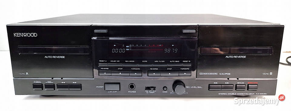 Kenwood magnetofon dwukasetowy KX W 4080 KXW4080