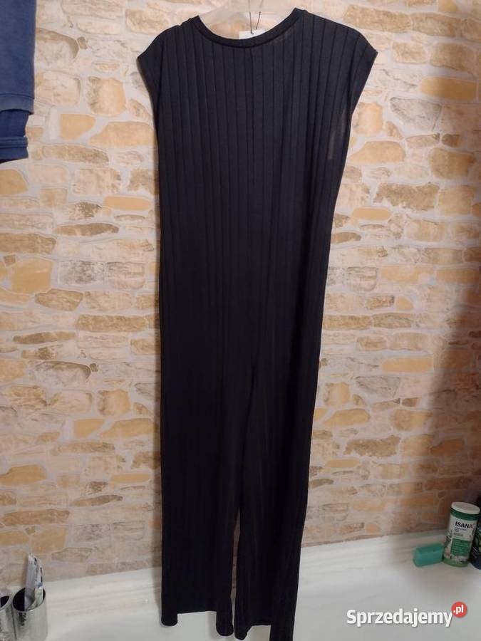 36S ZARA Czarny kombinezon biznesowy z Madrytu Spódnice i sukienki Kraków