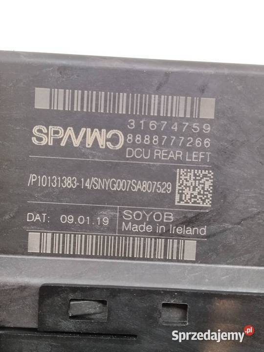 SILNICZEK SZYBY LEWY TYŁ 31674759 Volvo XC 90 II sprzedam