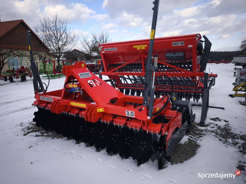Zestaw Uprawowosiewny Nabudowany EuroMasz 3m nieuszkodzony Lubartów