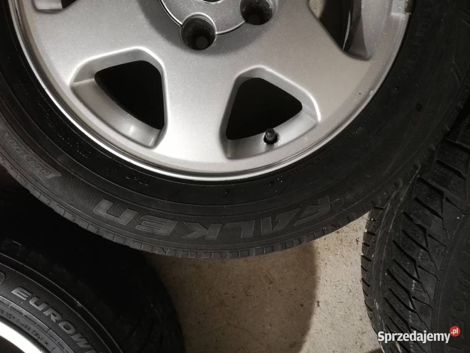 Felgi Opel 5x110 6Jx15H2 ET43 Opony 2 5 2 4 Rozmiar 15" dolnośląskie Zbaków Górny