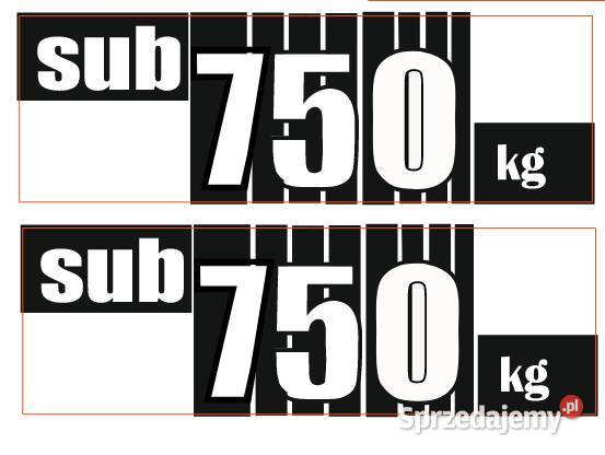 Zestaw naklejek na rębak TIMBERWOLF TW230DHB Kamionna