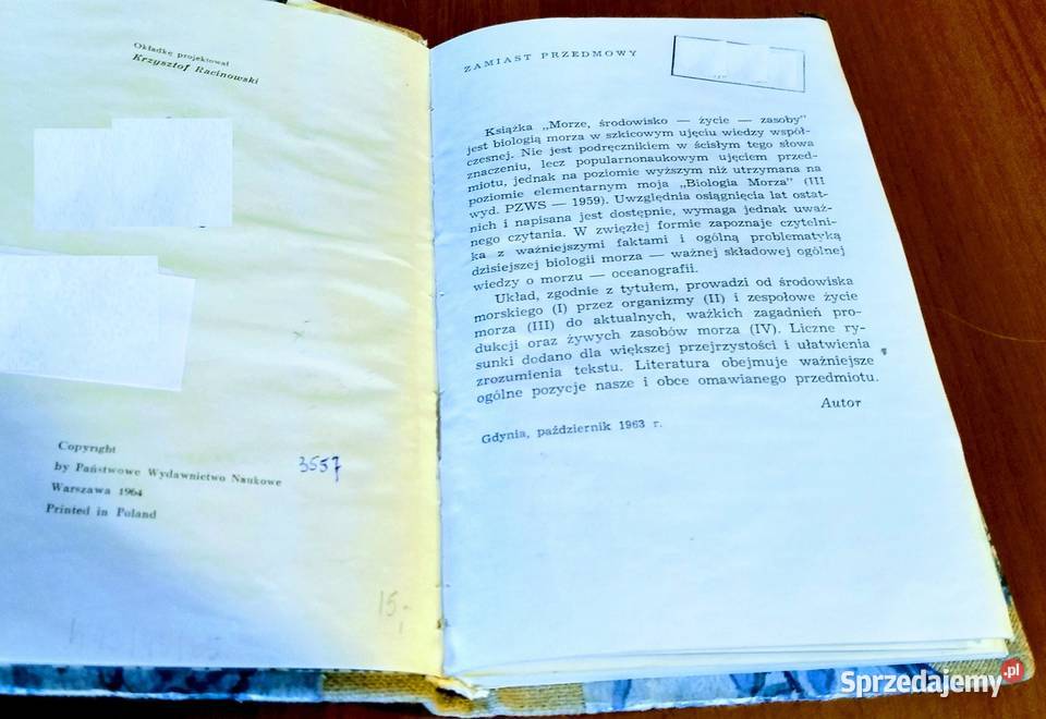 Morze środowisko życie zasoby Kazimierz Demel pomorskie Gdańsk