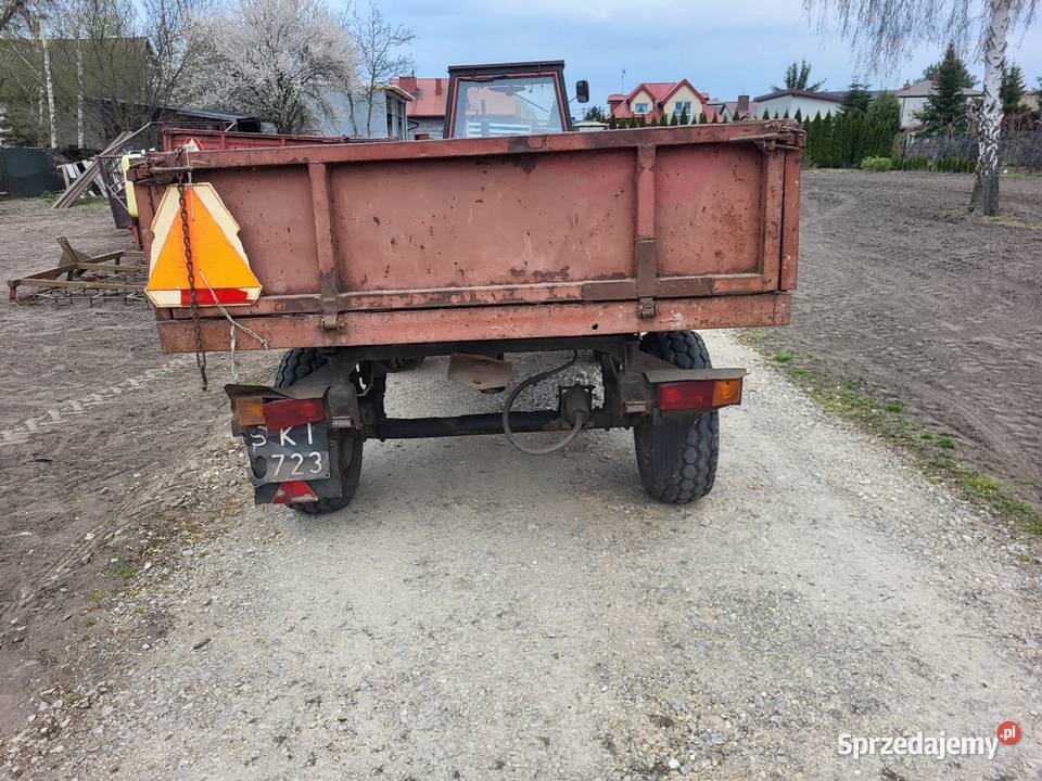 Przyczepa wywrotka zarejestrowana Przyczepy rolnicze Miedniewice