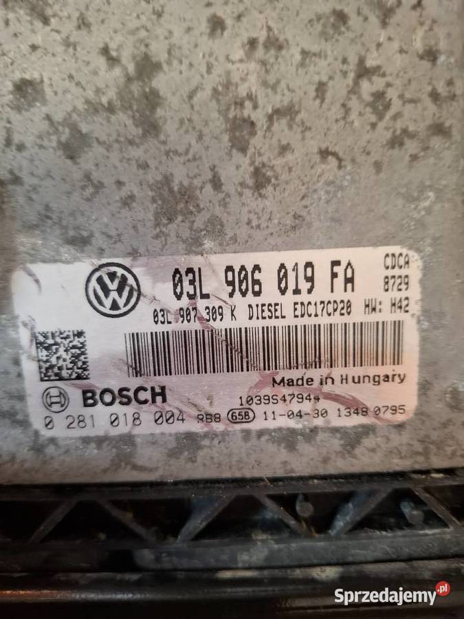 Sterownik silnika VW AMOROK 03L906019 FA Zielona Góra