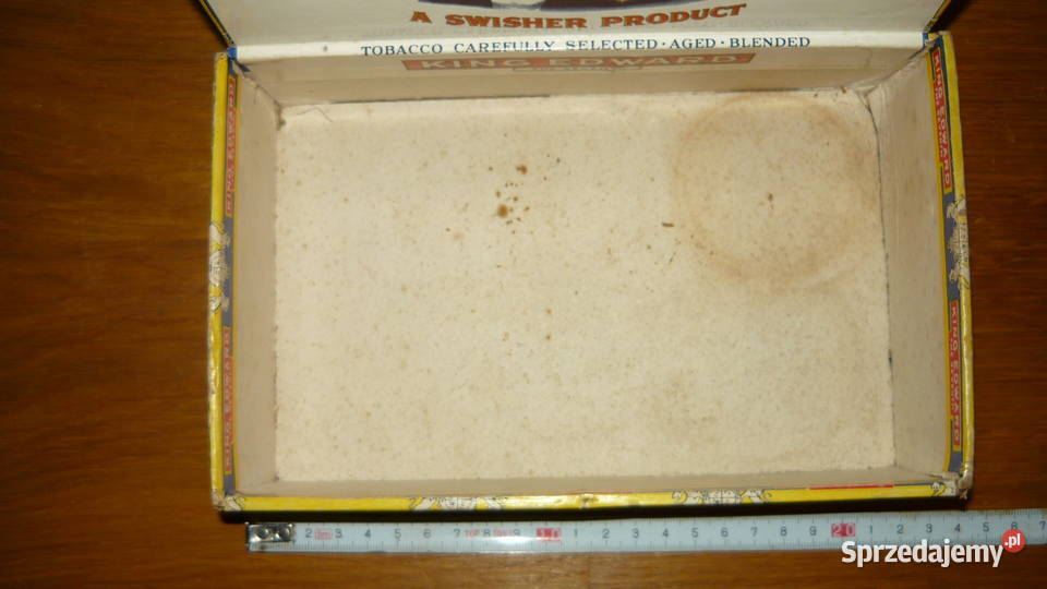 Pudełko cygarach King Edward Imperial podlaskie Sokółka