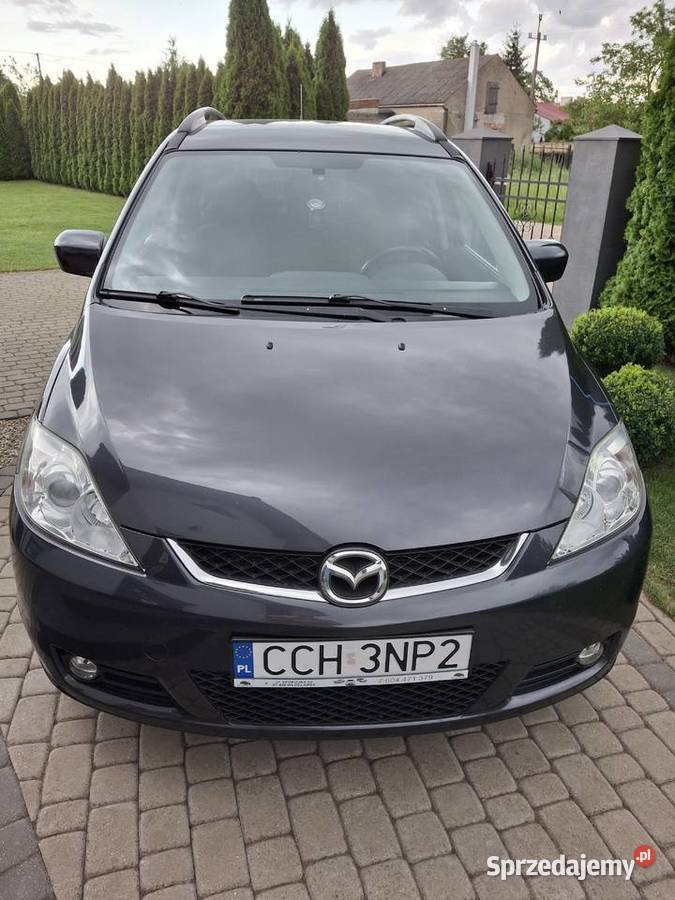 Mazda 5 zadbana 18 z lpg grafitowy