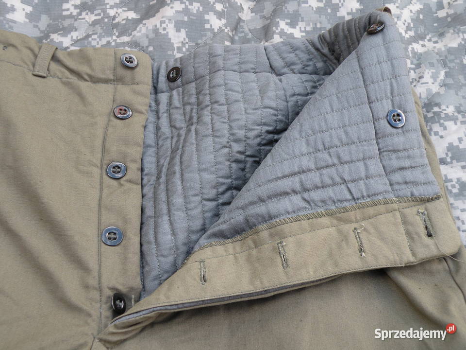 Spodnie wojskowe ocieplane