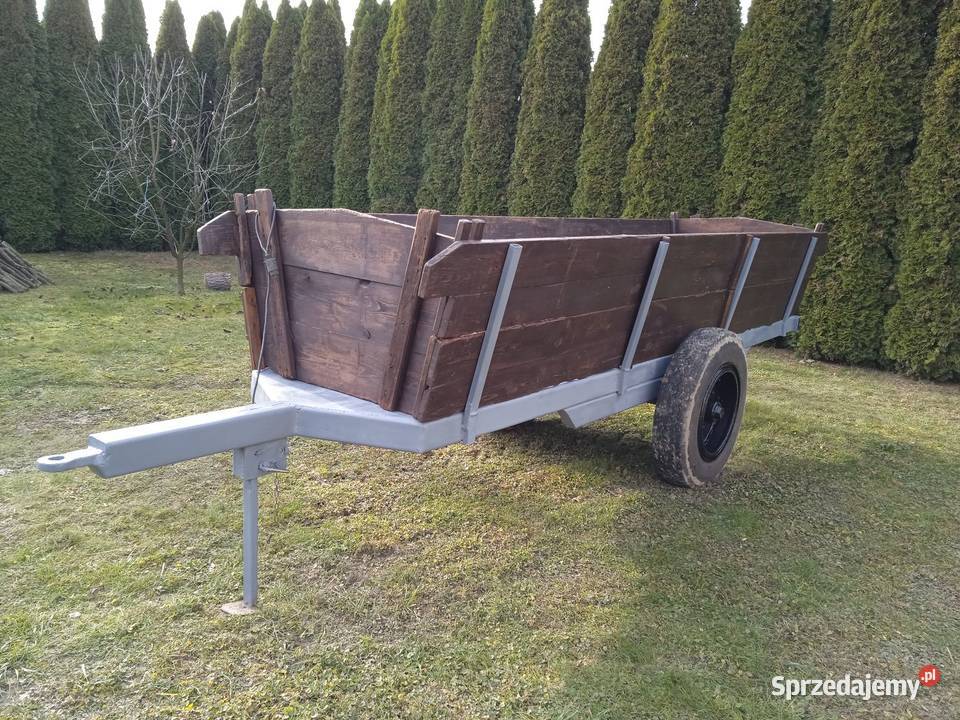 Przyczepa jedno osiowa rolnicza Kłaj