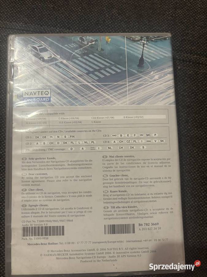 Płytka do nawigacji Mercedes w210 Nawigacje GPS Lidzbark Warmiński