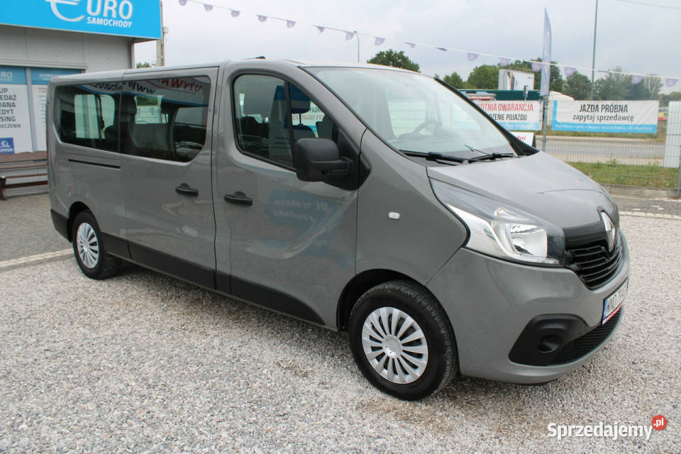 Renault Trafic L2 9 Osobowy Fvat netto 58455PLN wielofunkcyjna kierownica Warszawa