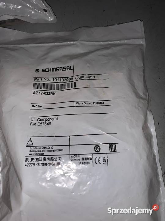 Schmersal 101133968 AZ 1702ZRK Safety switch Warszawa