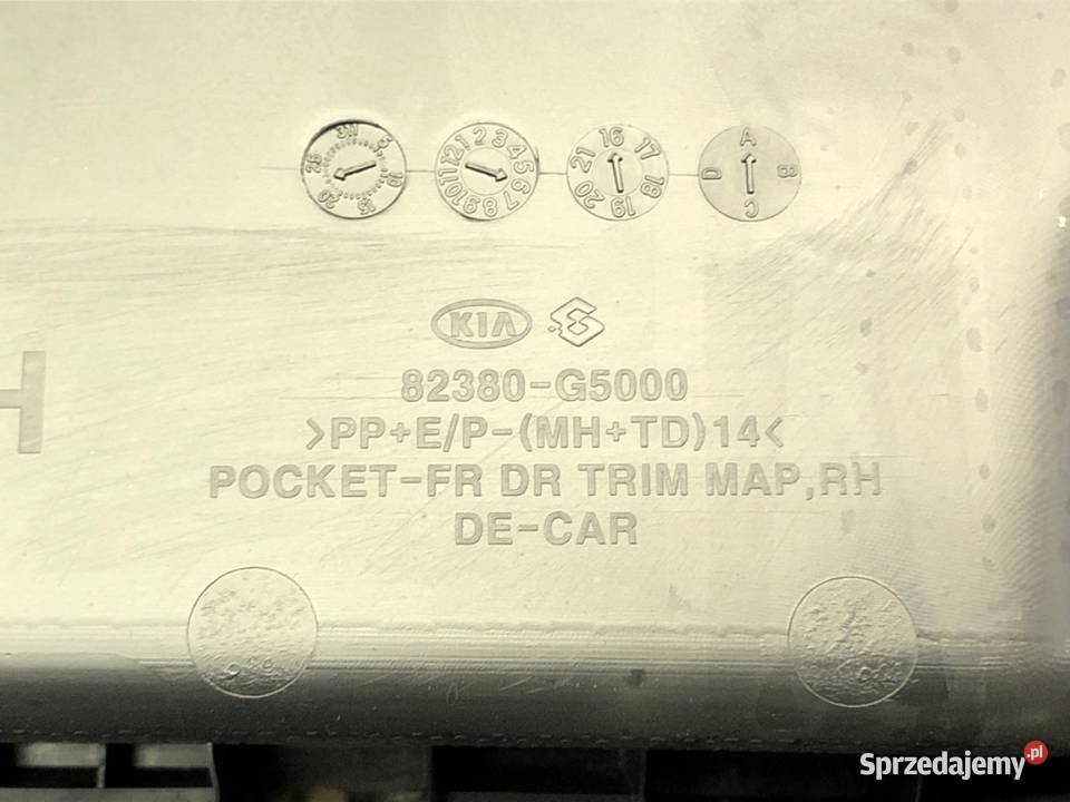 BOCZEK DRZWI PRAWY PRZÓD KIA NIRO Minivan