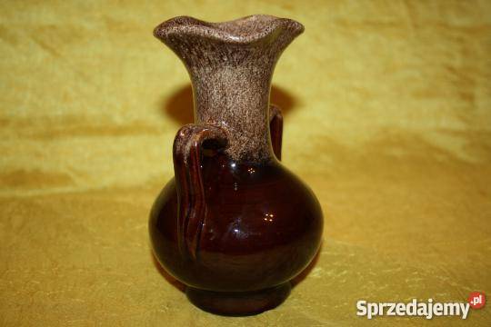 Śliczny stary ceramiczny wazonik Porcelana i szkło kujawsko-pomorskie