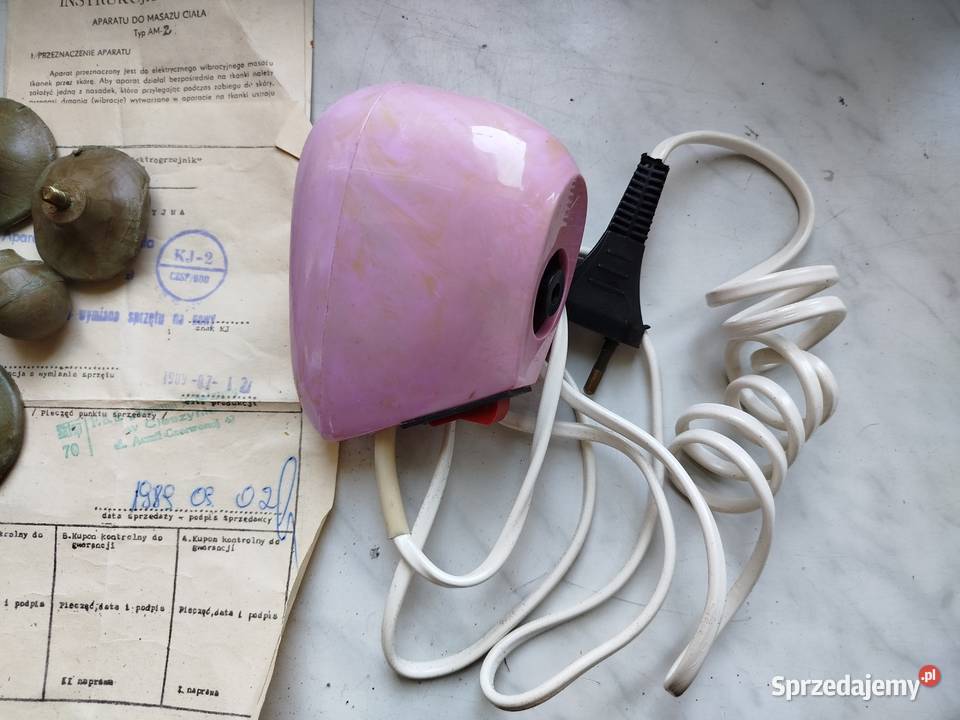Aparat do masażu ciała AM2 z czasów PRL Łódź