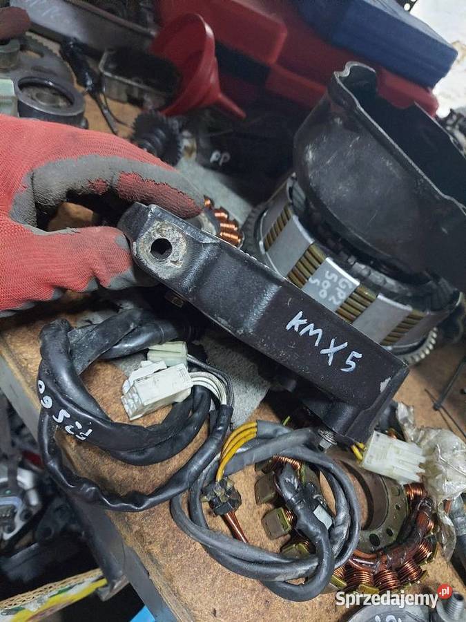 Kawasaki KMX 125 głowica pokrywa dekiel KMX125 Cylindry, głowice, pierścienie dolnośląskie Jelenia Góra