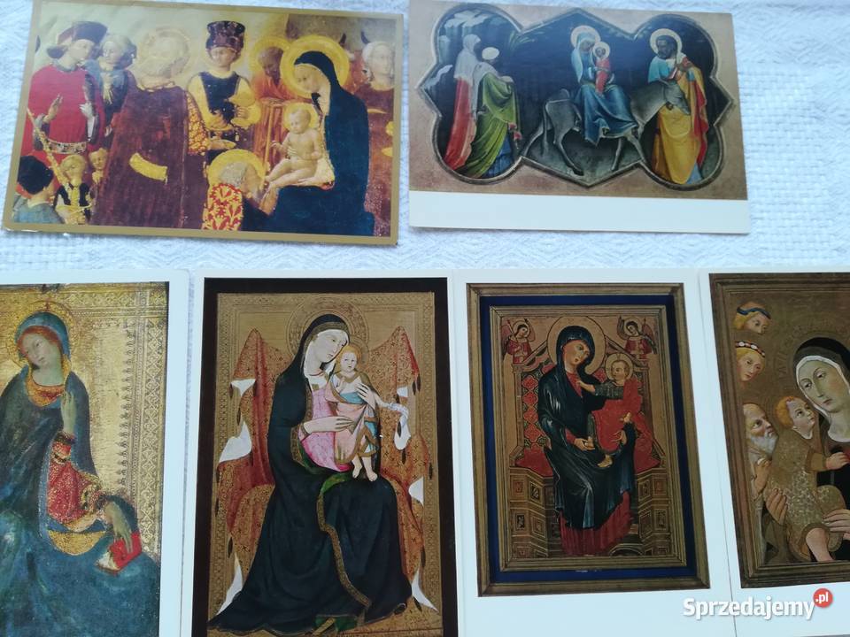 zestaw kartek z Madonnami historia sztuki sztuka Gdańsk