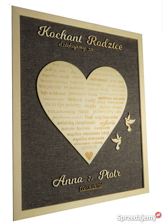 prezenty na 50 rocznice slubu Obraz drzewko z Warszawa