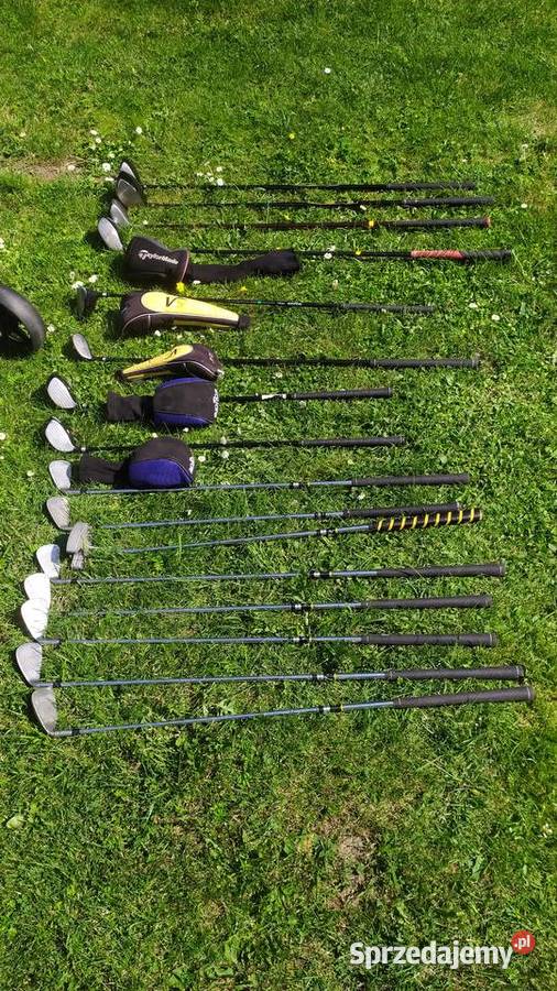 Zestaw kije golfowe torba i wózek trzy kołowy na Biała Podlaska