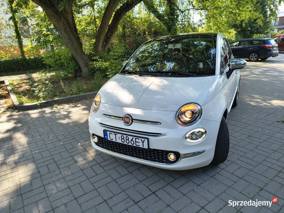 Fiat 500 bezwypadkowy wersja Lounge stan kujawsko-pomorskie Toruń