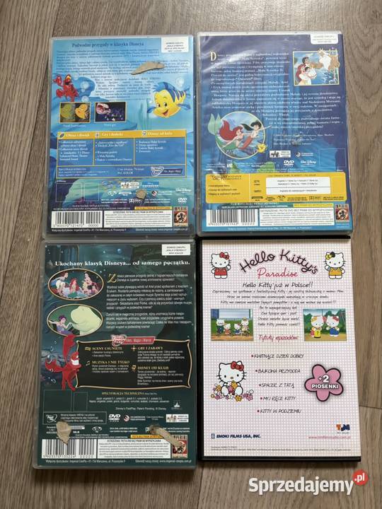 Disney filmy Mała Syrenka Hello Kitty bajki