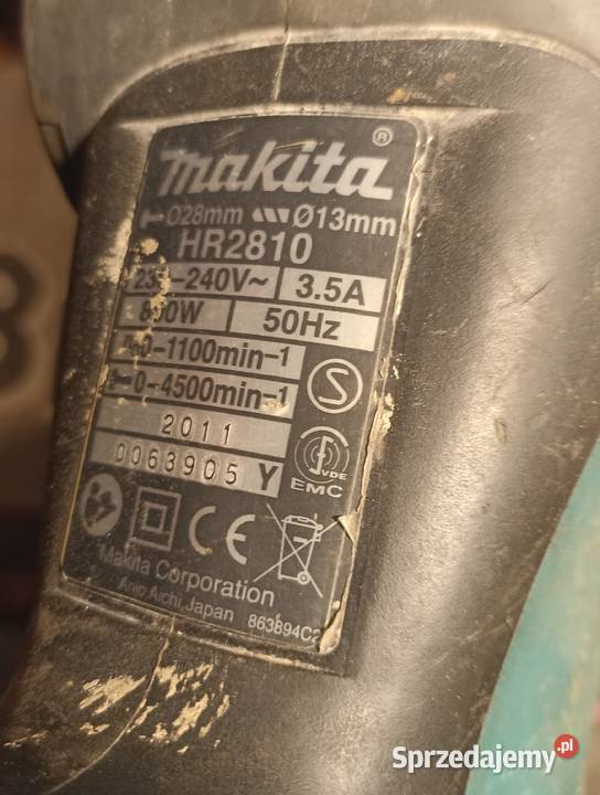 Młotowiertarka Makita HR2810 oryginał Szczecin