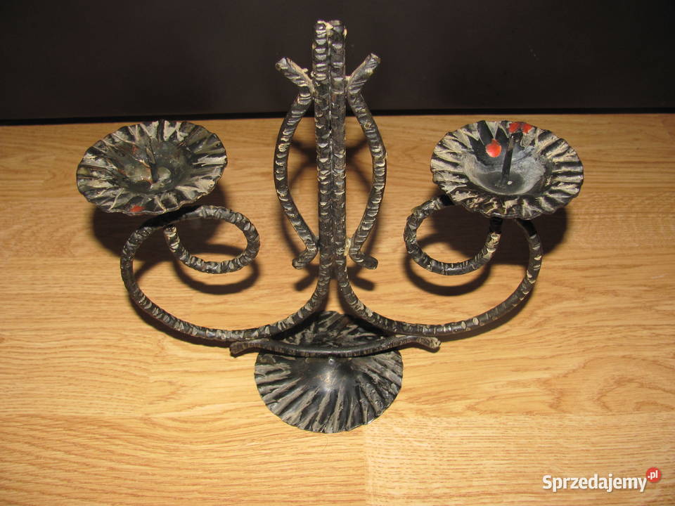 Świecznik podwójny pomorskie Pruszcz Gdański sprzedam