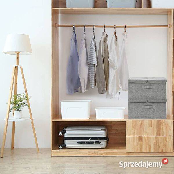 vidaXL Pojemniki 2 tkanina 50x30x25 SKU332915 mazowieckie sprzedam