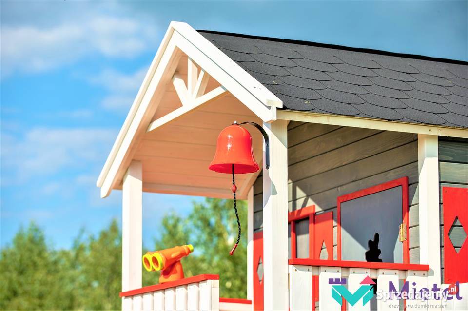 Wyjątkowy domek drewniany pełny zestaw plac Nowy Dwór Mazowiecki