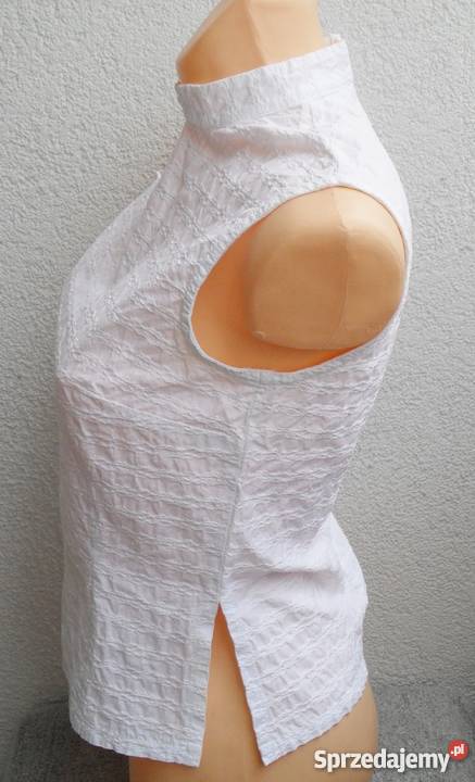 NEGHI BIAŁA BLUZKA JAPONKA R 38 Bluzki i koszule Łódź