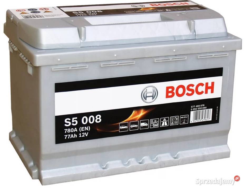 Akumulator Bosch 77Ah 780A EN S5008 osobowe Gorzów Wielkopolski